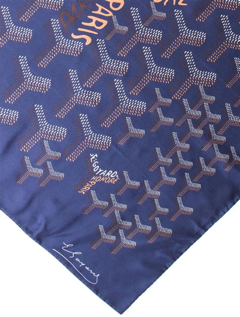 goyard scarf replica|goyard silk road scarves.